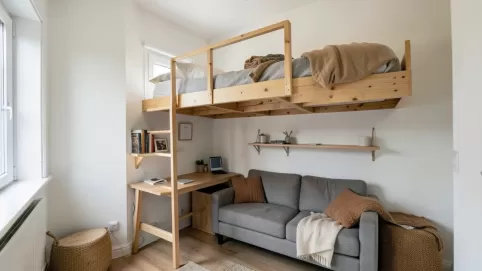 Antresolą w kawalerce