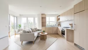 Aranżacja kawalerki 33 m