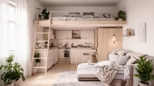 Kawalerka 28m2 aranżacje