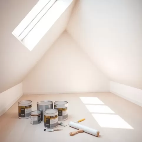 Pokój ze skosami jak pomalować