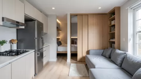 Pomysł na kawalerkę 29 m